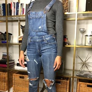 Dollhouse Skinny Denim Overalls